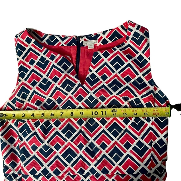 GAP Size 10 Pink White & Blue Geometric Dress - Picture 5 of 14